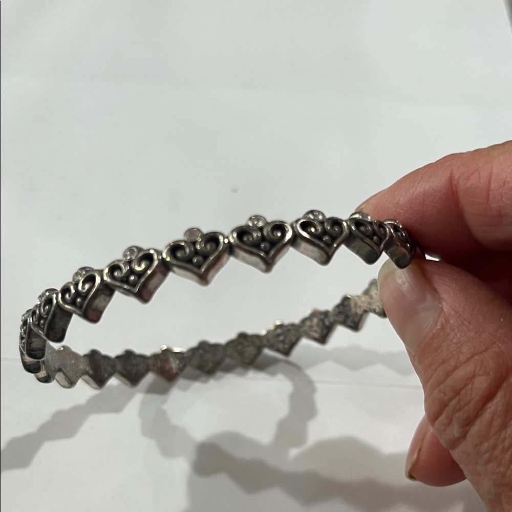 Brighton Silver Heart Bracelet
